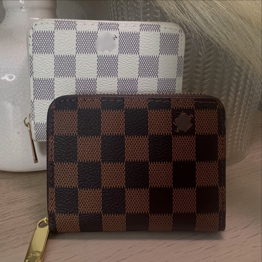 Checker Pattern Wallet